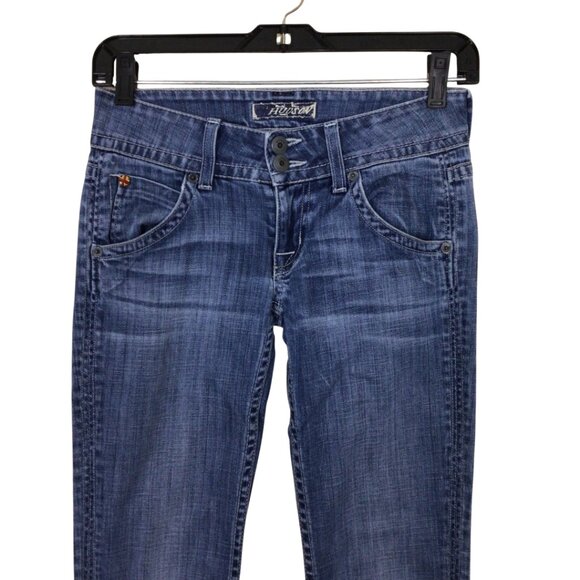Hudson Jeans Women's Boot Cut in Classic Blue size 24 with 31 inseam - Picture 3 of 12